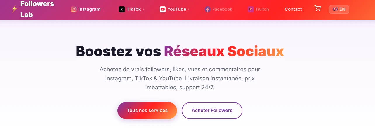 Followers-Lab per comprare follower TikTok